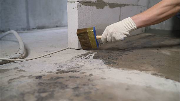 SJ Waterproofing Pros Waterproofing coverage map for Brownsville, PA and surrounding area